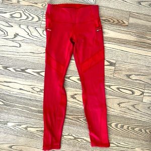 Lululemon Red Fleece Pants - Size 6